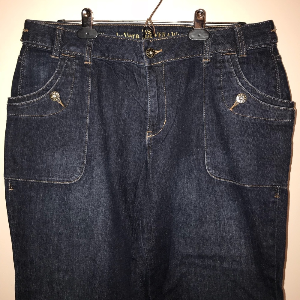 Simply Vera by Vera Wang, dark jean capris